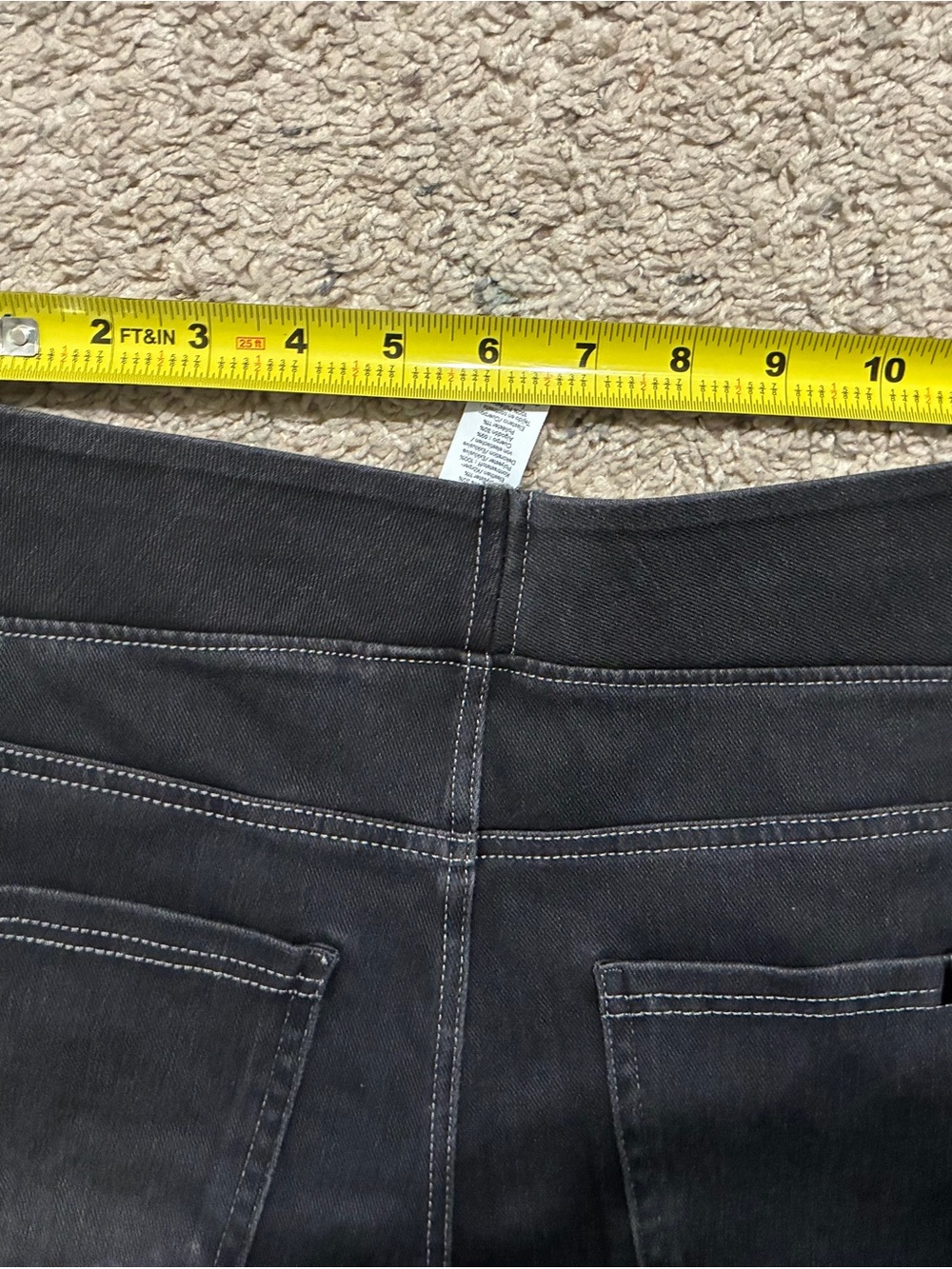 HALARA Black High-Rise Petite Pull-On Jeans - Picture 10 of 12